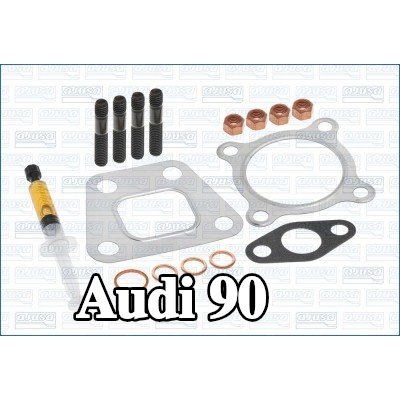 AJUSA مجموعة التثبيت, الشاحن مع الحشيات/الأختام — Audi 90