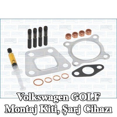 AJUSA Montaj Kiti, conta/sızdırmazlık elemanları ile şarj cihazı — 1990 Volkswagen Golf