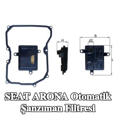 MAHLE Conta/sızdırmazlık elemanlı otomatik şanzıman filtresi — SEAT Arona