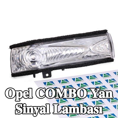 ABAKUS Yan sinyal lambası Sol Dış Ayna, Kristal berraklığında, ampul içermez, ampul yuvası olmadan — 2012 Opel Combo