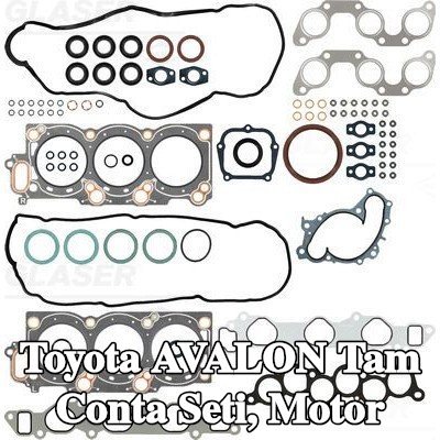 GLASER Tam Conta Seti, krank mili contalı motor, valf gövdesi contalı — Toyota Avalon