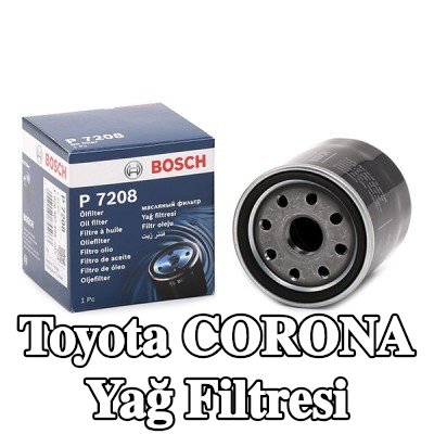 BOSCH Tek çek valflı yağ filtresi — 1990 Toyota Corona