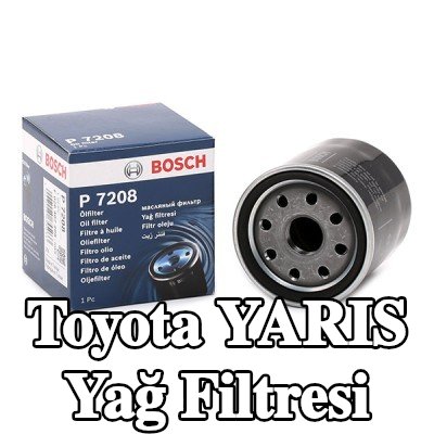 BOSCH Tek çek valflı yağ filtresi — Toyota Yaris
