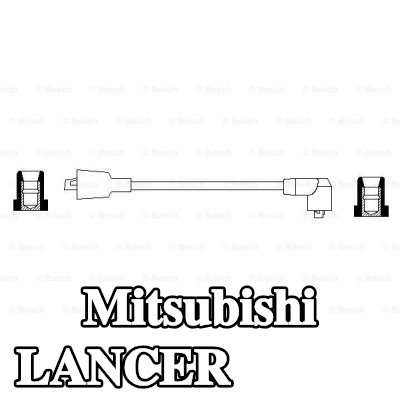 BOSCH سلك الإشعال من ملف الإشعال إلى الموزع — 1990 Mitsubishi Lancer