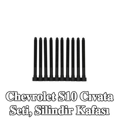 KAMOKA Cıvata seti, silindir kafası — Chevrolet S10