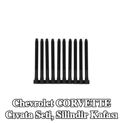 KAMOKA Cıvata seti, silindir kafası — Chevrolet Corvette