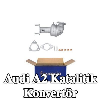 HELLA Ön katalitik konvertör, montaj parçaları ile — Audi A2