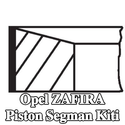 MAHLE Piston Segman Kiti — Opel Zafira