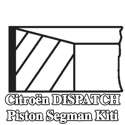 MAHLE Piston Segman Kiti — Citroën Dispatch