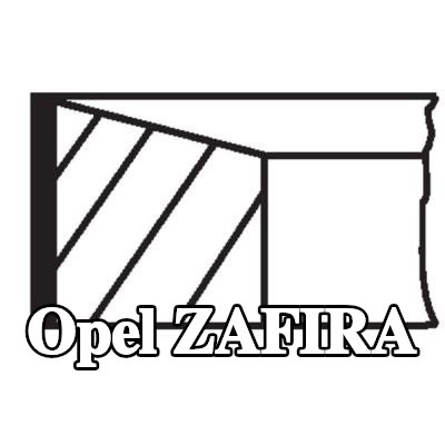 MAHLE مجموعة حلقات المكبس — Opel Zafira