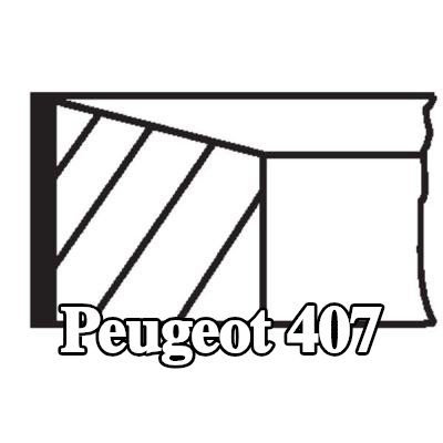 MAHLE مجموعة حلقات المكبس — Peugeot 407