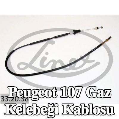 LINEX Gaz Kelebeği Kablosu — Peugeot 107