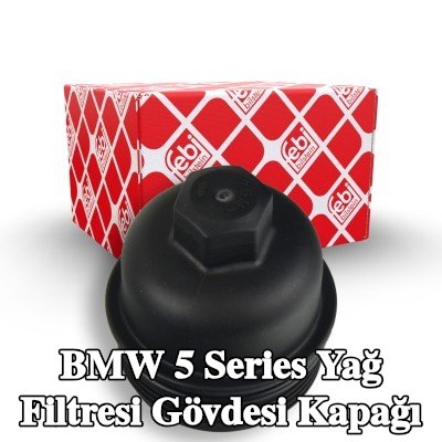 FEBI BILSTEIN Conta halkalı yağ filtresi muhafaza kapağı — BMW 5 Series