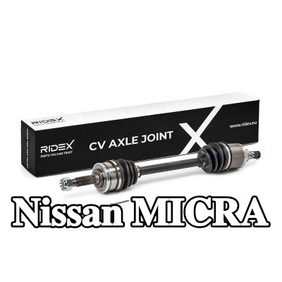 RIDEX عمود الدفع المحور الأمامي الأيسر, 608.5mm — 2000 Nissan Micra