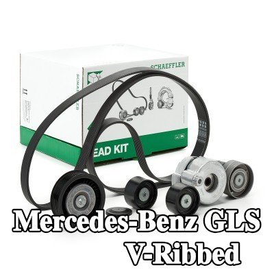 INA مجموعة أحزمة V-Ribbed — Mercedes-Benz Gls