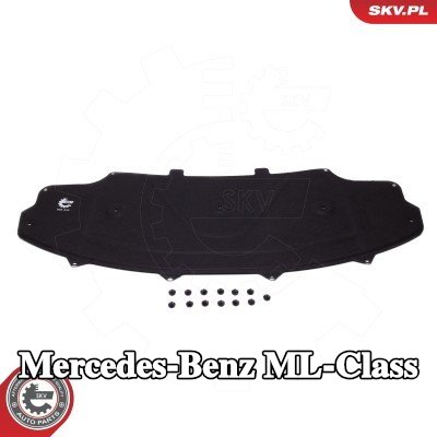ESEN SKV مادة عازلة للصوت، حجرة المحرك — 2011 Mercedes-Benz ML-Class