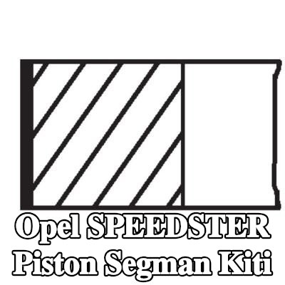 MAHLE Piston Segman Kiti — Opel Speedster