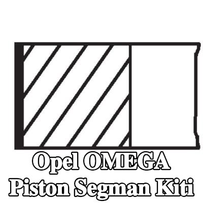 MAHLE Piston Segman Kiti — Opel Omega