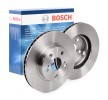 BOSCH Fren diski Dış Çap: 255mm, Havalandırmalı, Yağlanmış — 2004 Toyota Prius (1)