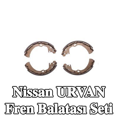 HELLA El freni kolu olmayan fren pabucu seti — 1997 Nissan Urvan
