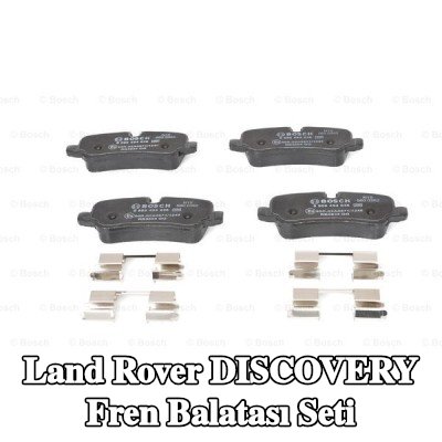 BOSCH Fren balatası seti 17, 4mm, gıcırtı önleyici plaka ile, yaylı — 2012 Land Rover Discovery