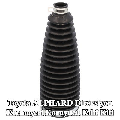 FEBI BILSTEIN Direksiyon kremayeri kılıfı kiti Ön Aks Sağ, kelepçeli — Toyota Alphard