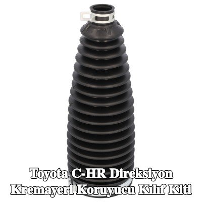 FEBI BILSTEIN Direksiyon kremayeri kılıfı kiti Ön Aks Sağ, kelepçeli — Toyota C-hr