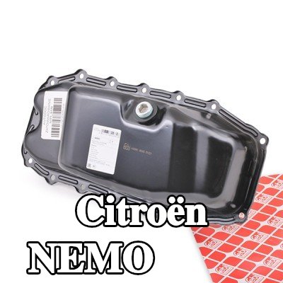 FEBI BILSTEIN حوض الزيت مع سدادة تصريف الزيت, مع حلقة مانعة للتسرب — Citroën Nemo