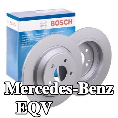 BOSCH القطر الخارجي لقرص المكابح: 300mm, صلب, مطلي — Mercedes-Benz Eqv