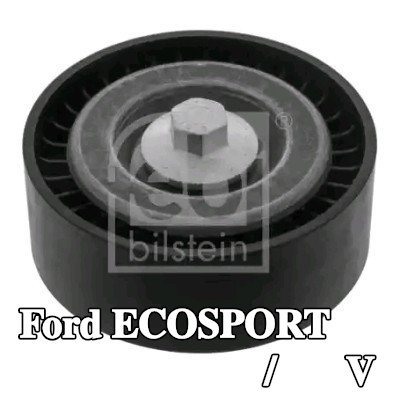 FEBI BILSTEIN بكرة الانحراف/التوجيه, V-ribbed belt Outer Diameter: 65mm, مع برغي — Ford Ecosport