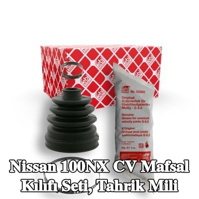 FEBI BILSTEIN CV kılıf kiti, tahrik mili Ön Aks, Kauçuk — Nissan 100nx