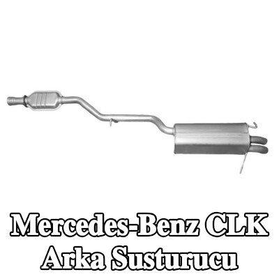 IZAWIT Arka susturucu Arka — Mercedes-Benz Clk