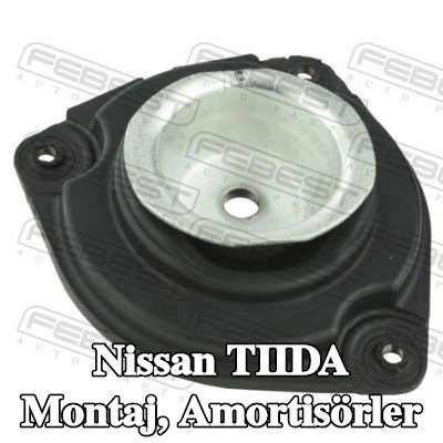 FEBEST Montaj, amortisörler Ön Aks Sağ — Nissan Tiida