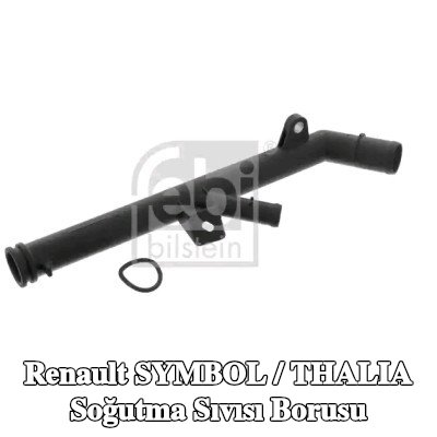 FEBI BILSTEIN Soğutma suyu borusu - Tutuculu, conta halkası ile — 2000 Renault Symbol / Thalia