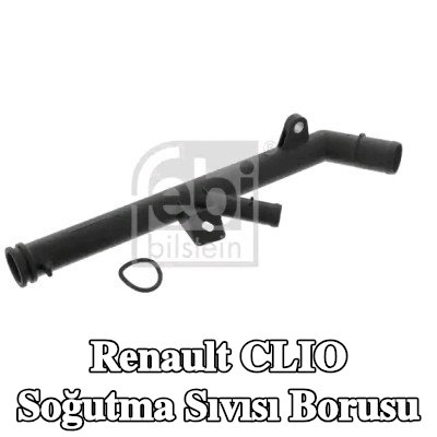 FEBI BILSTEIN Soğutma suyu borusu - Tutuculu, conta halkası ile — Renault Clio
