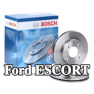 BOSCH القطر الخارجي لقرص المكابح: 240mm, مُهوى, مزود بفتحات تهوية داخلية, مشحم — Ford Escort