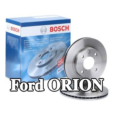 BOSCH القطر الخارجي لقرص المكابح: 240mm, مُهوى, مزود بفتحات تهوية داخلية, مشحم — Ford Orion
