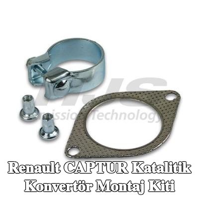 HJS Kelepçeli katalitik konvertör montaj kiti — 2016 Renault Captur