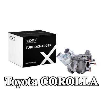RIDEX الشاحن التوربيني مع مواد التثبيت/التركيب, مع حشيات/مانعات تسرب — 2000 Toyota Corolla