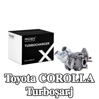 RIDEX Sabitleme/montaj malzemeli turboşarj, conta/sızdırmazlık elemanları ile — 2000 Toyota Corolla