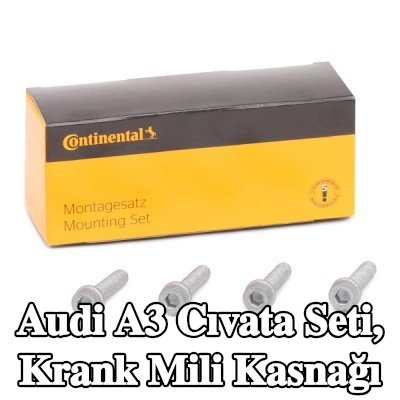 CONTITECH Cıvata seti, krank mili kasnağı — 2002 Audi A3