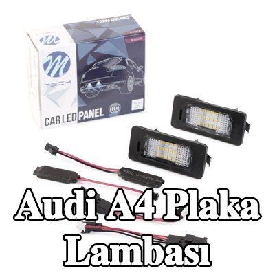 TECH Plaka lambası — 2007 Audi A4