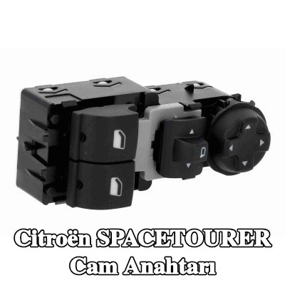 VEMO Sürücü tarafı cam anahtarı, Sol Ön — Citroën Spacetourer