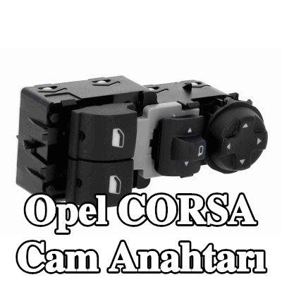 VEMO Sürücü tarafı cam anahtarı, Sol Ön — Opel Corsa
