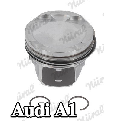 NÜRAL مكبس لقضيب التوصيل Keystone, مع حامل حلقة المكبس — Audi A1
