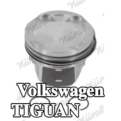NÜRAL مكبس لقضيب التوصيل Keystone, مع حامل حلقة المكبس — Volkswagen Tiguan