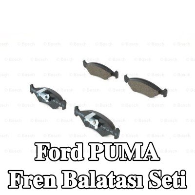 BOSCH Fren balatası seti 17, 5mm, gıcırtı önleyici plaka ile, piston klipsli — Ford Puma