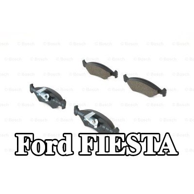 BOSCH مجموعة وسادات الفرامل 17, 5mm, مع لوحة مانعة للصرير, مع مشبك مكبس — 2002 Ford Fiesta