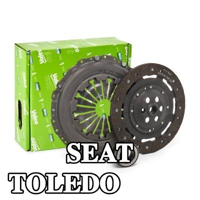 VALEO طقم القابض CLASSIC KIT3P, مع محمل تحرير القابض — SEAT Toledo