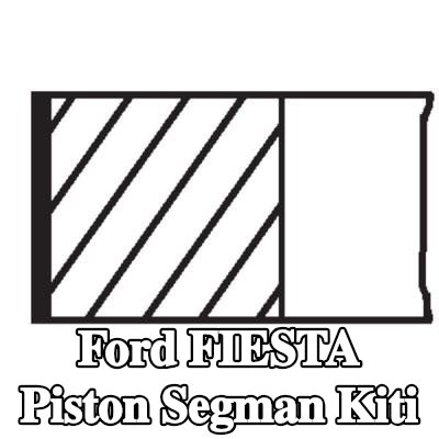MAHLE Piston Segman Kiti — 1992 Ford Fiesta